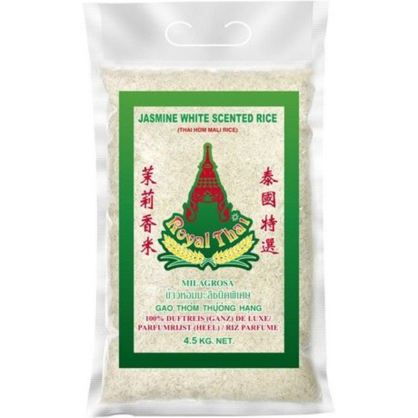 ROYAL THAI RICE  Jasmine rice Langkorrelrijst, 4,5kg