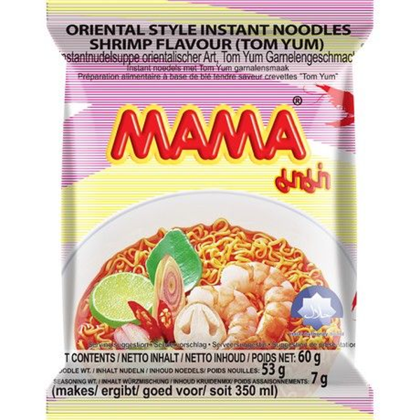 MAMA  Instant Noedels Garnalen, 60 G