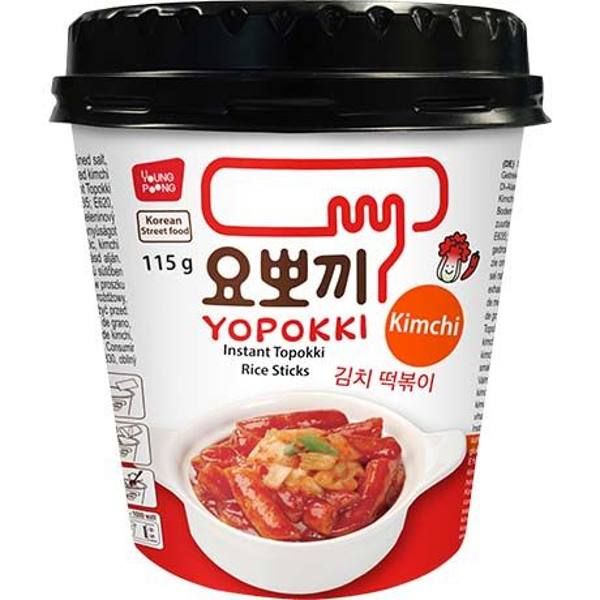 YOPOKKI, Instant Topokki Kimchi, 115 G