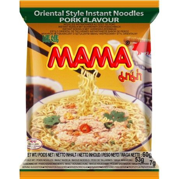 MAMA, Instant Noedels Varken, 30 X 60 G