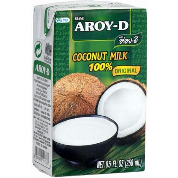 AROY-D, Kokosmelk UHT 17,5% Vet 250 ML