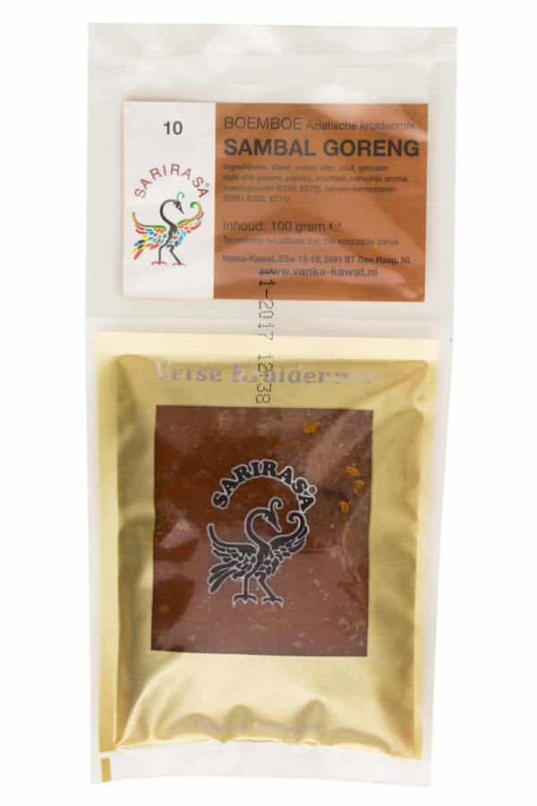 Sarirasa, Boemboe sambal goreng, 100 g