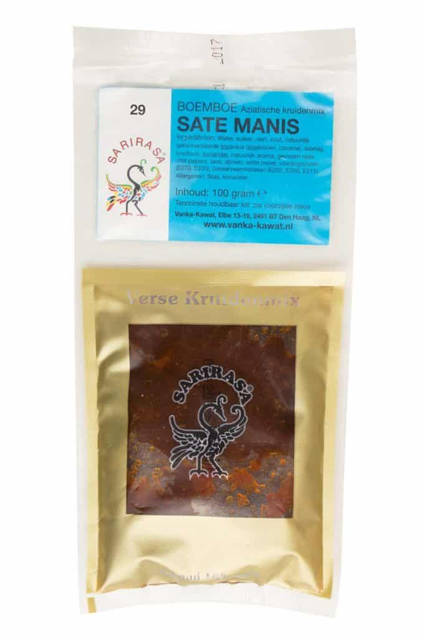 Sarirasa, Boemboe sate manis, 100 g
