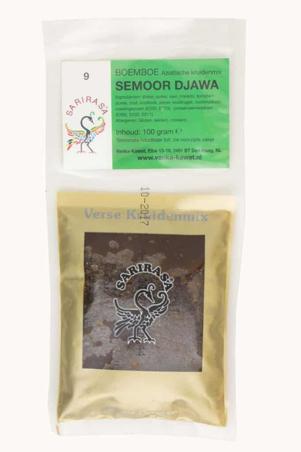 Sarirasa, Boemboe semoor djawa, 100 g