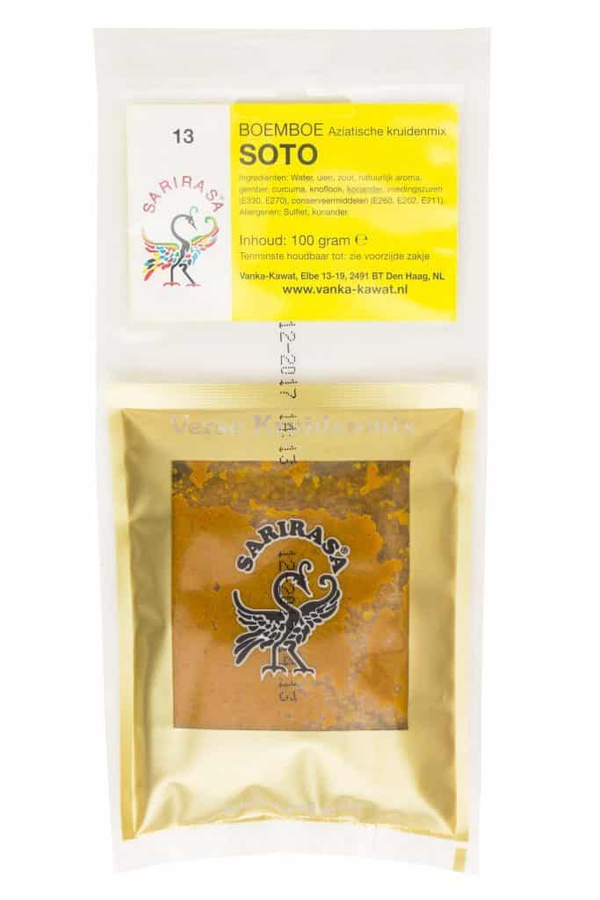 Sarirasa,	Boemboe soto, 100 g