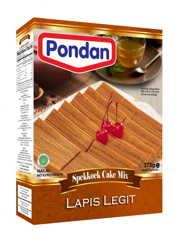 Pondan - Unifood	Cakemix spekkoek lapis legit, 375 g