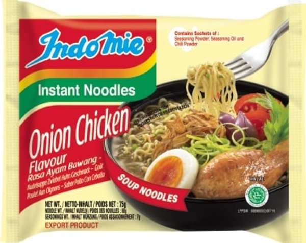 Indomie, Instant noodles ui kip, 75 g