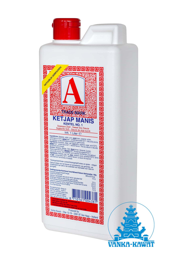 Ketjap A, manis kentel no.1, 1 L