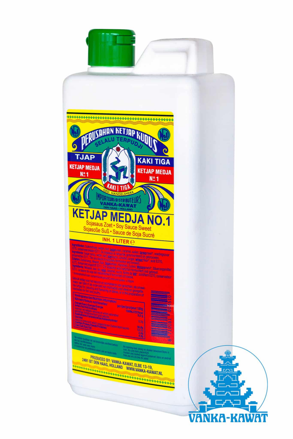 Kaki Tiga, Ketjap kaki tiga medja no.1, 1 l