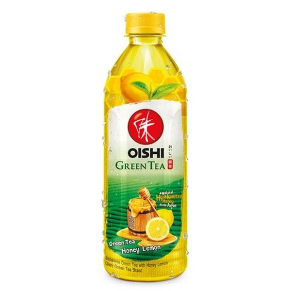 OISHI  Groene Thee Honing Citroen 500 ML (Incl. €0.15)