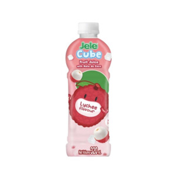 Jele - lychee Flavour cube nata de coco drink Drink 320ml