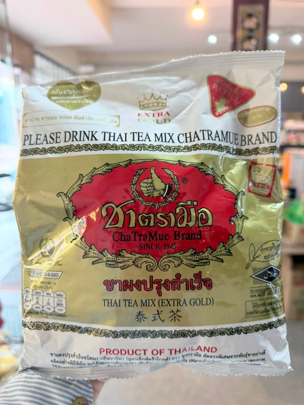 Chatramue Thai Tea Mix Extra Gold in bag  400g ชาตรามือ