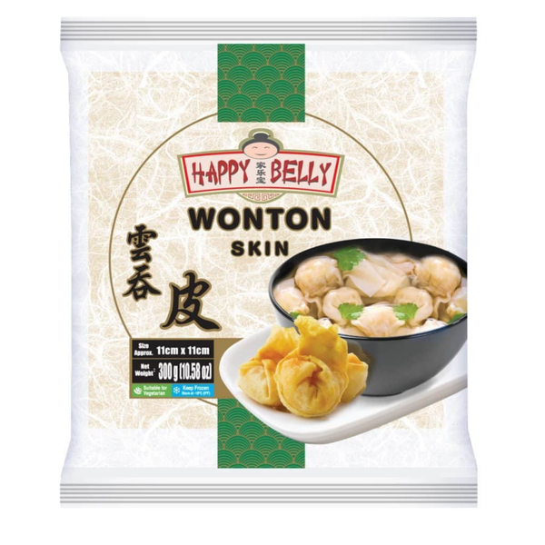 Happy Belly Wonton vellen 11 cm 300 g