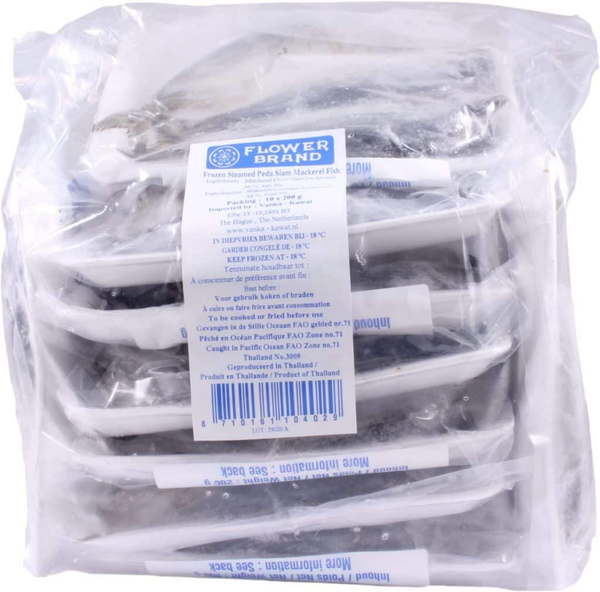 Makreel siam gestoomd ปลาทูนึ่งแช่แข็ง 200 g