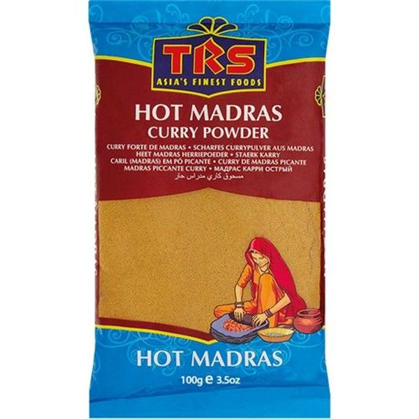 TRS, Madras Hot Curry Poeder, 100 G