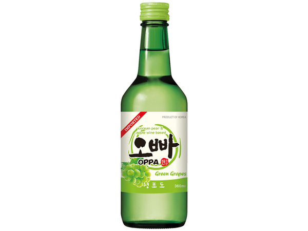 Grapes Soju Drinks 12% Oppa 360 ML