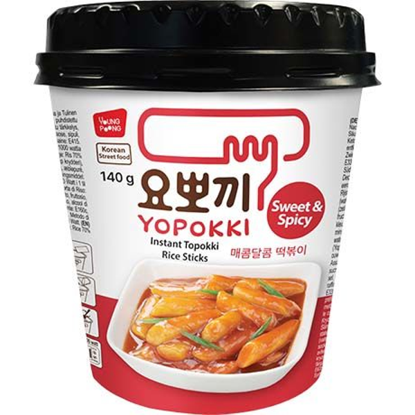 YOPOKKI, Instant Topokki Sweet & Spicy, 140 G