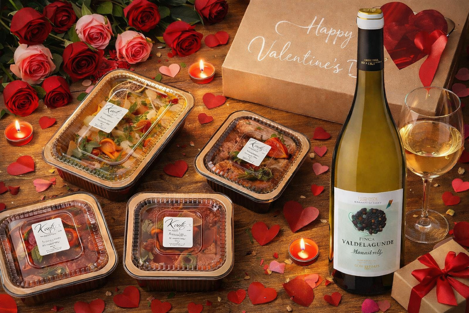 Spaanse ‘Valentijn’ TapasTafel 2Pers (Vino Blanco)