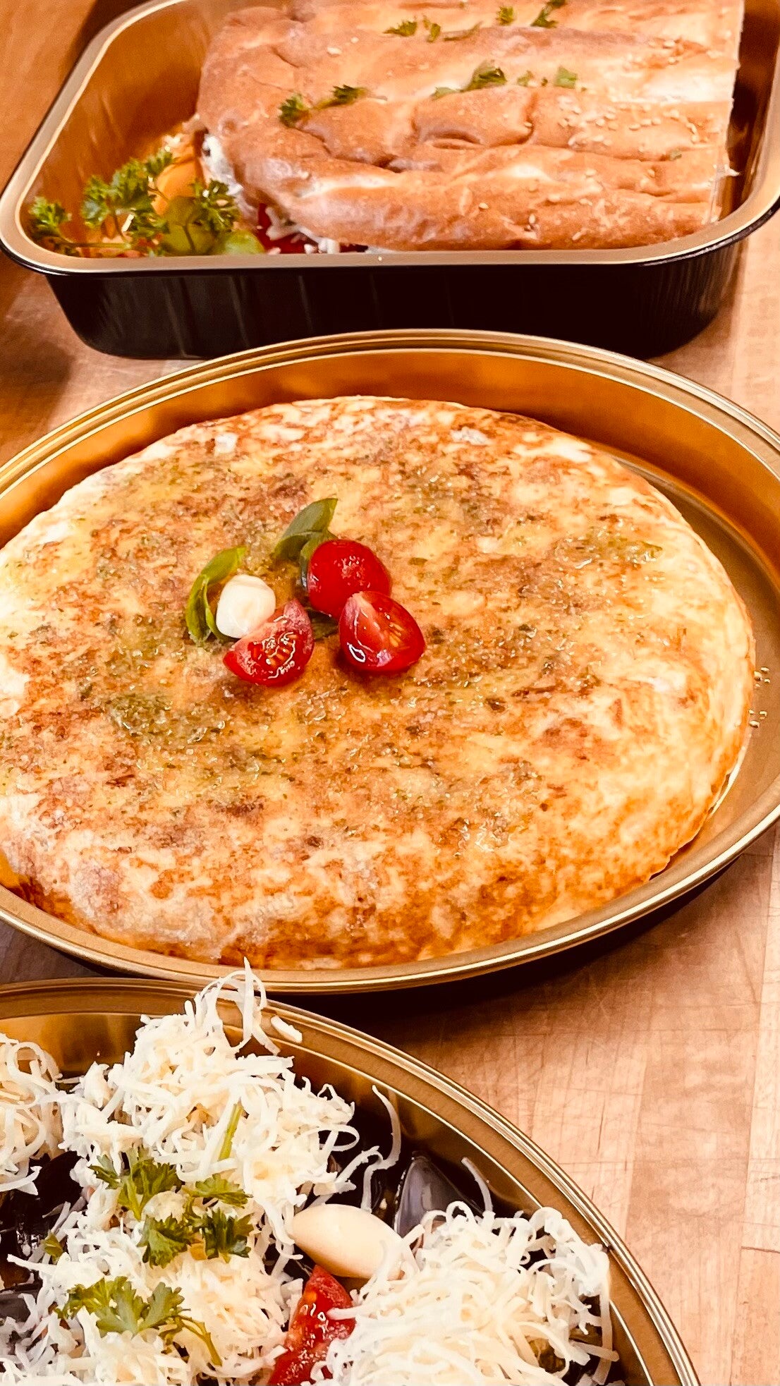 Tortilla Redonda Patata Cebolla