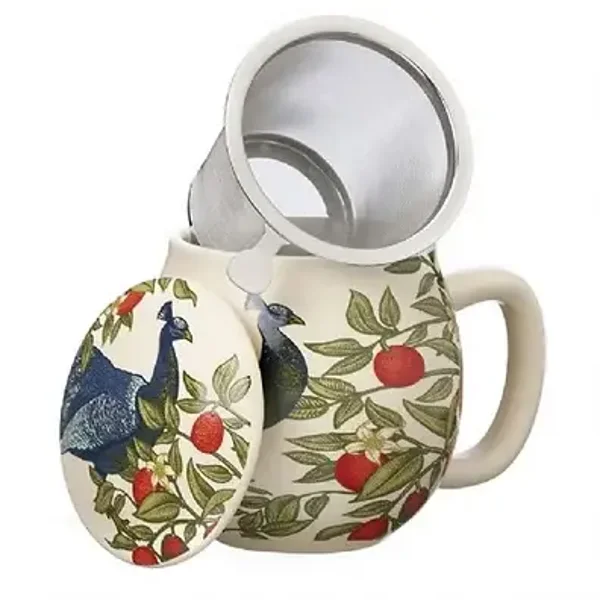 Eden theemok met filter en deksel, Ivoorkleur