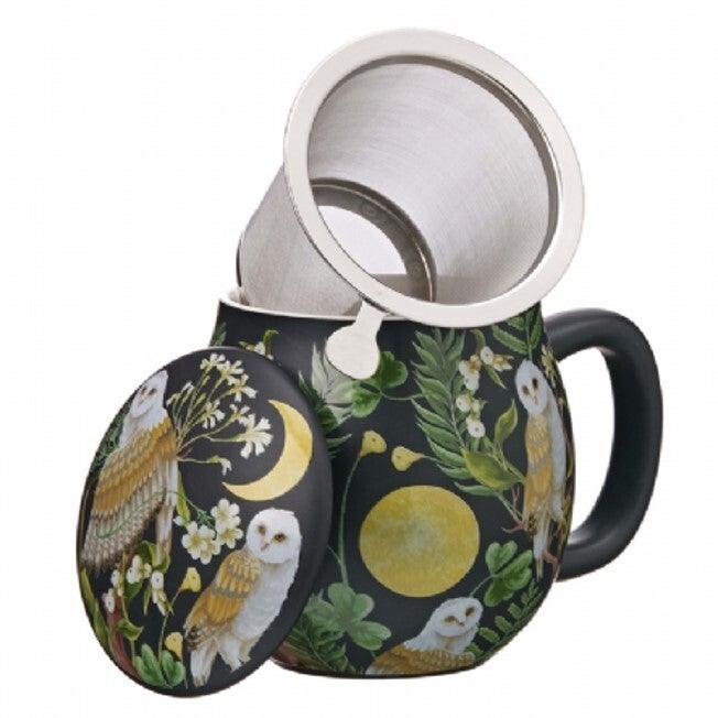 Birdy theemok met filter en deksel, Uil