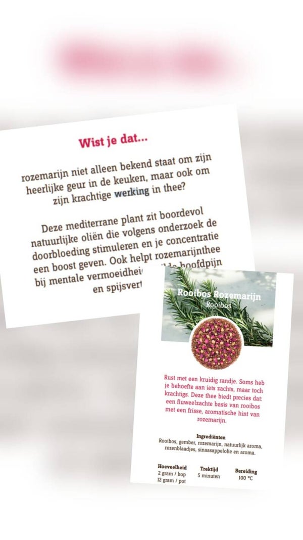 Thee Van De Maand - April