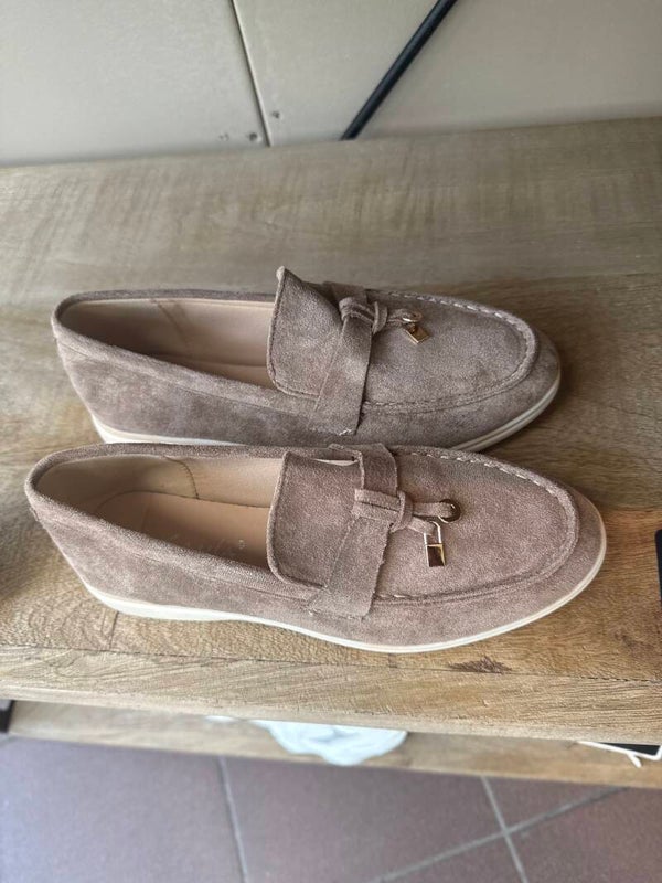 Moccasins Taupe
