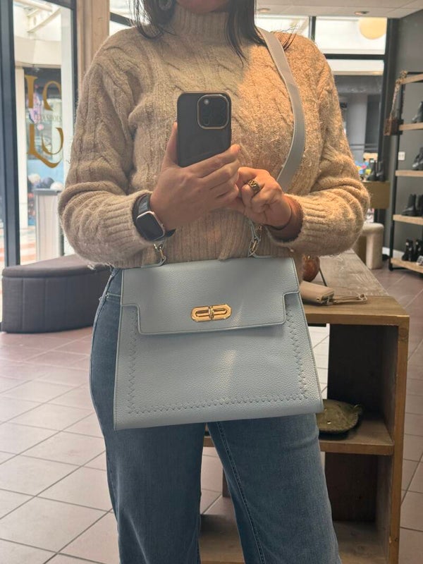 Super mooie baby blauwe tas