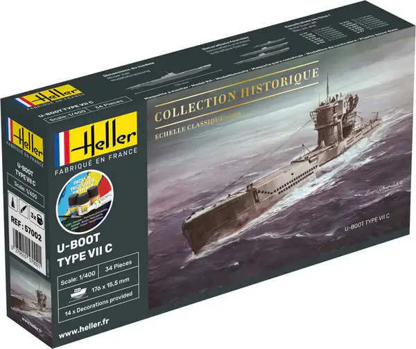 STARTER KIT U-Boot Type VII C 1:400 57002