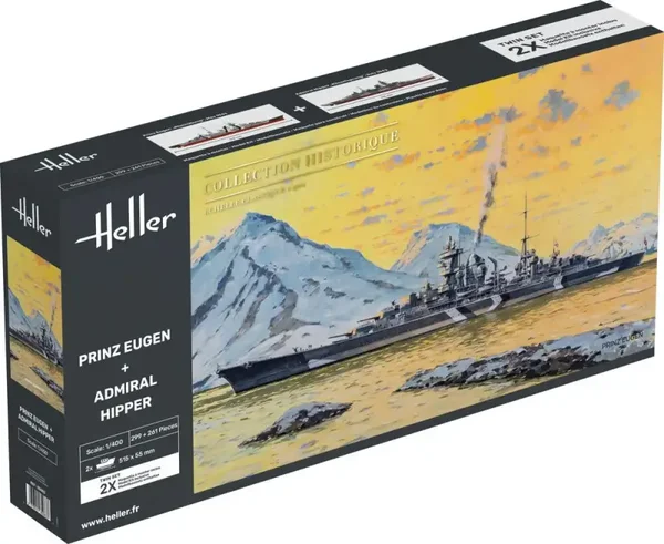 Twin Set Prinz Eugen + Admiral Hipper 1:400  85083