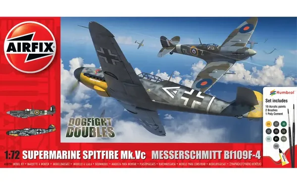 Airfix  Supermarine Spitfire Mk.Vc vs Bf109F-4 Dogfight Double A50194
