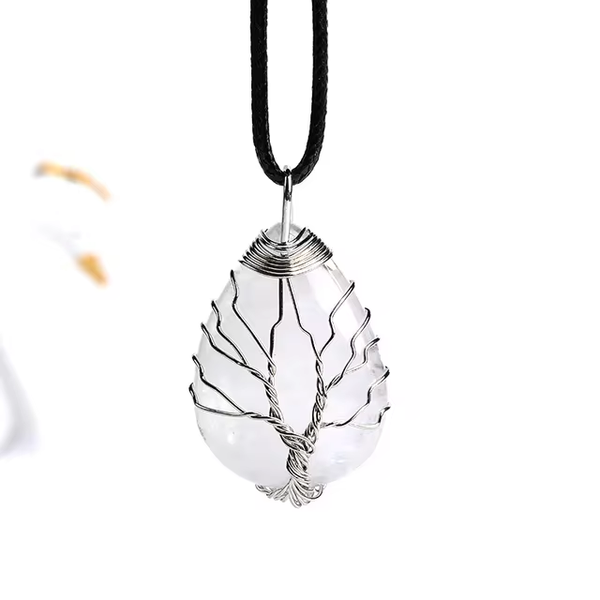 Pendentifs Cristal de Roche - Goutte