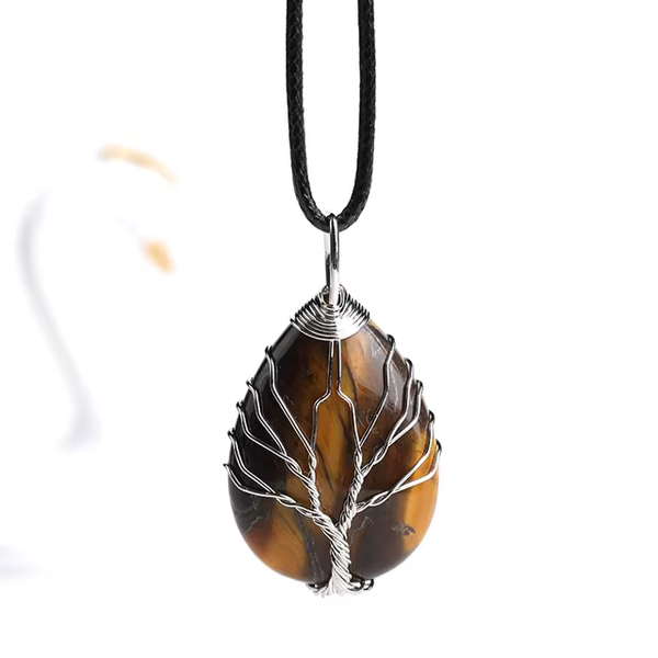 Pendentifs Œil de Tigre - Goutte