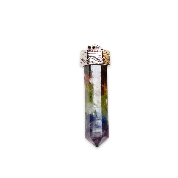 Pendentifs 7 Chakras - Argenté