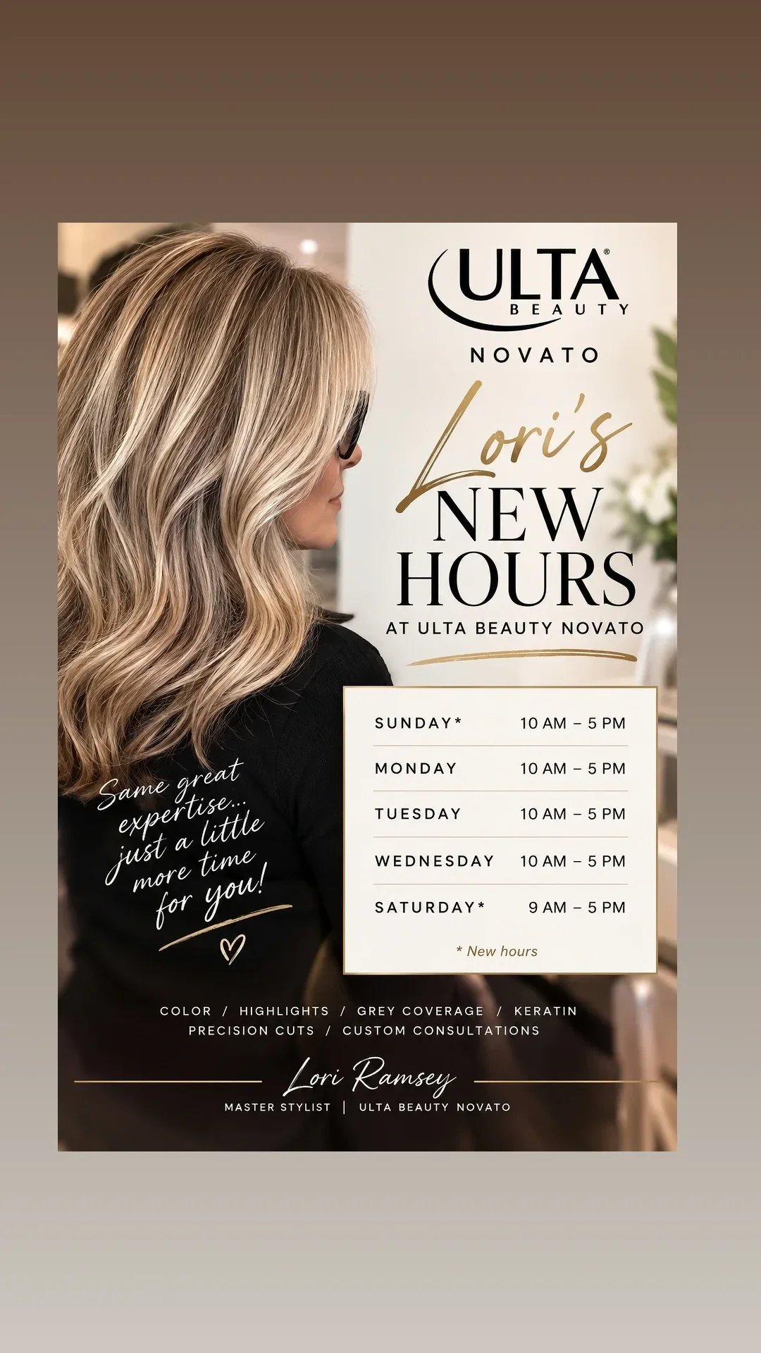 Master Stylist  Ulta Beauty Novato  Lori 