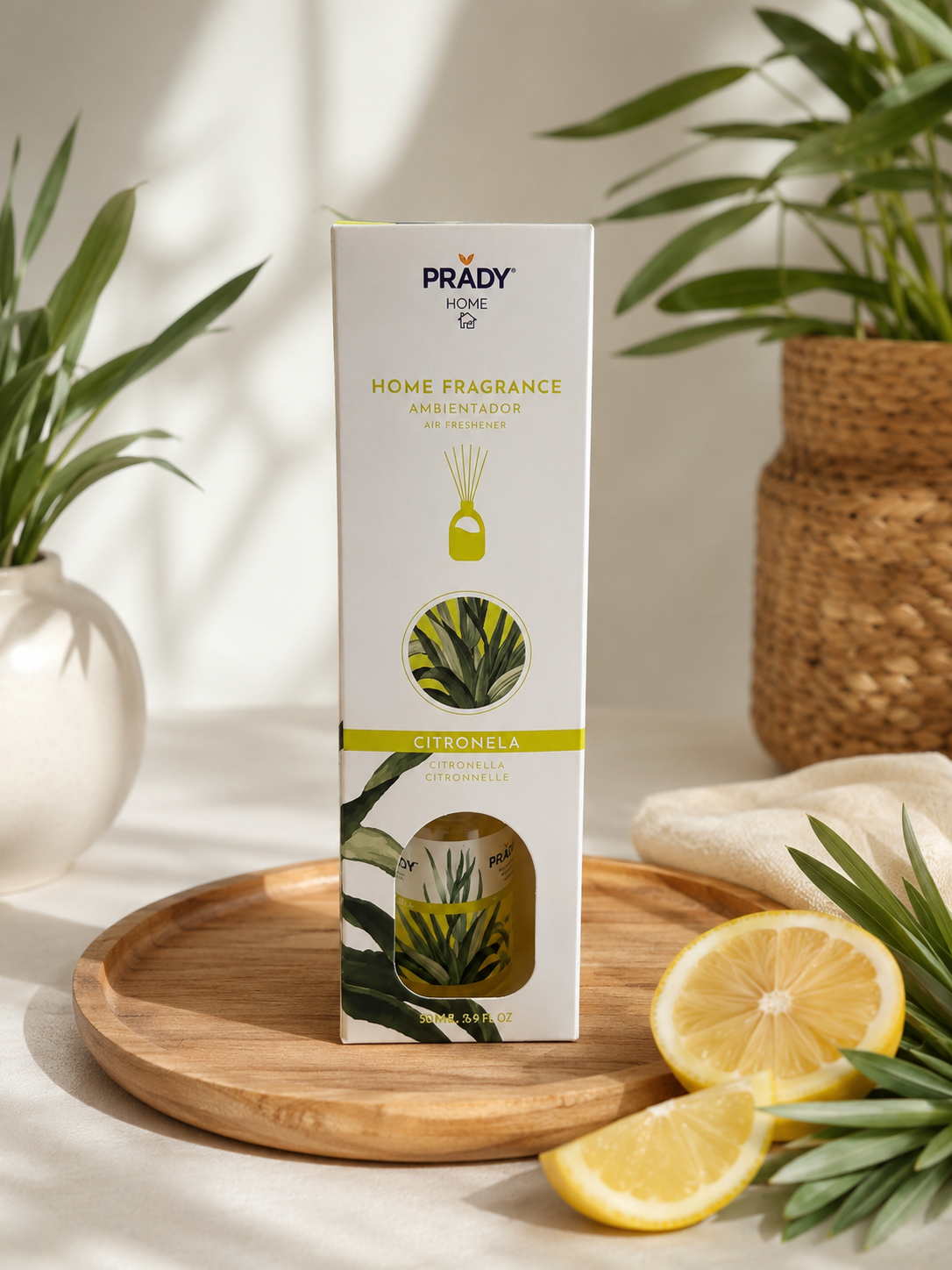 🍋 Diffuseur de parfum PRADY  – CITRONNELLE
