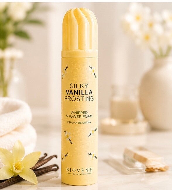 Mousse de douche vanille