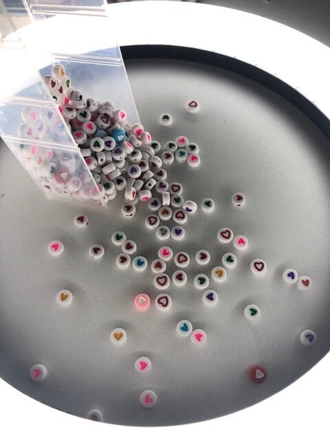 ronde acryl hartjes