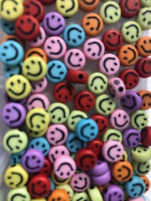 ronde smiley acryl