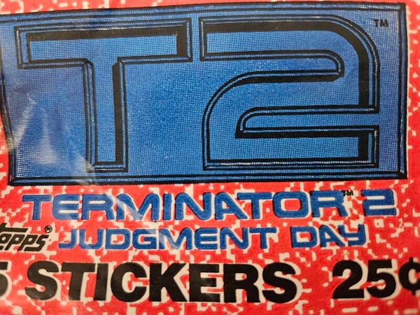 TERMINATOR 2 JUDGEMENT DAY STICKERS, FULL SET X44