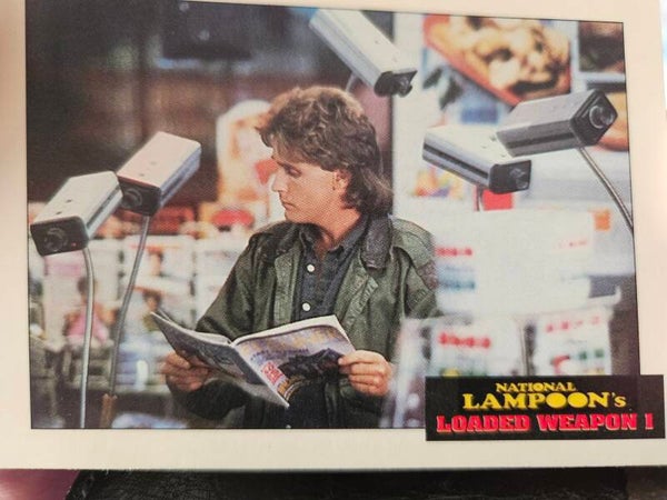 NATIONAL LAMPOON'S LOADED WEAPON 1 TRADING CARDS FULL SET X110