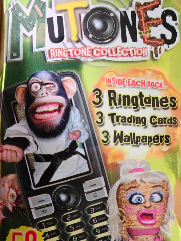 MUTONES RINGTONE COLLECTION TRADING CARDS FULL BASE SET X50