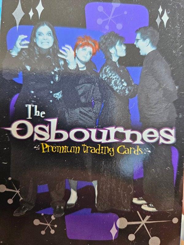 THE OSBOURNES TRADING CARDS FULL BASE SET X72