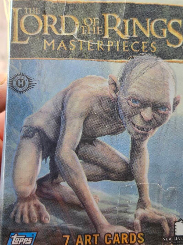 LORD OF THE RINGS MASTERPIECES TRADING CARDS FULL BASE SET X90