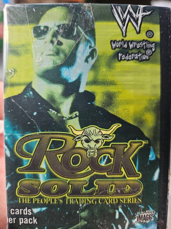WWF ROCK SOLID TRADING CARDS FULL BASE SET X72