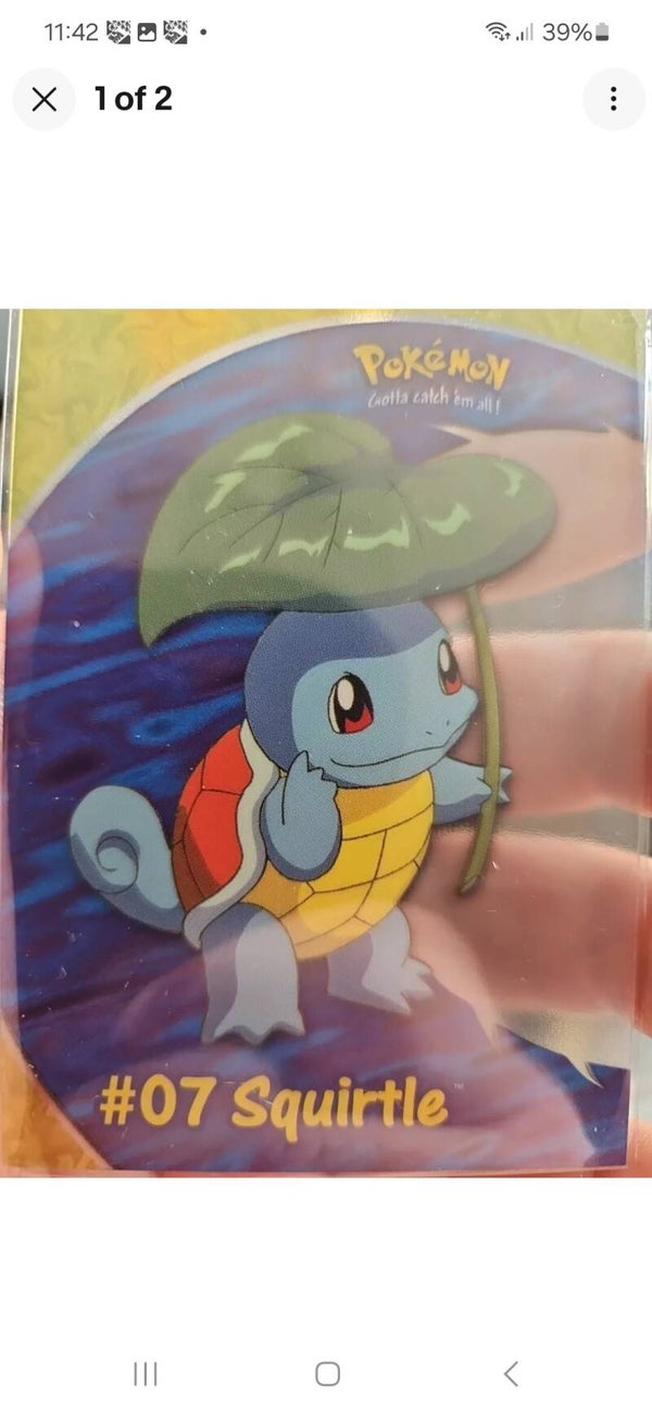 POKEMON SERIES 2 CLEAR CHASE CARD PC4 SQUIRTLE