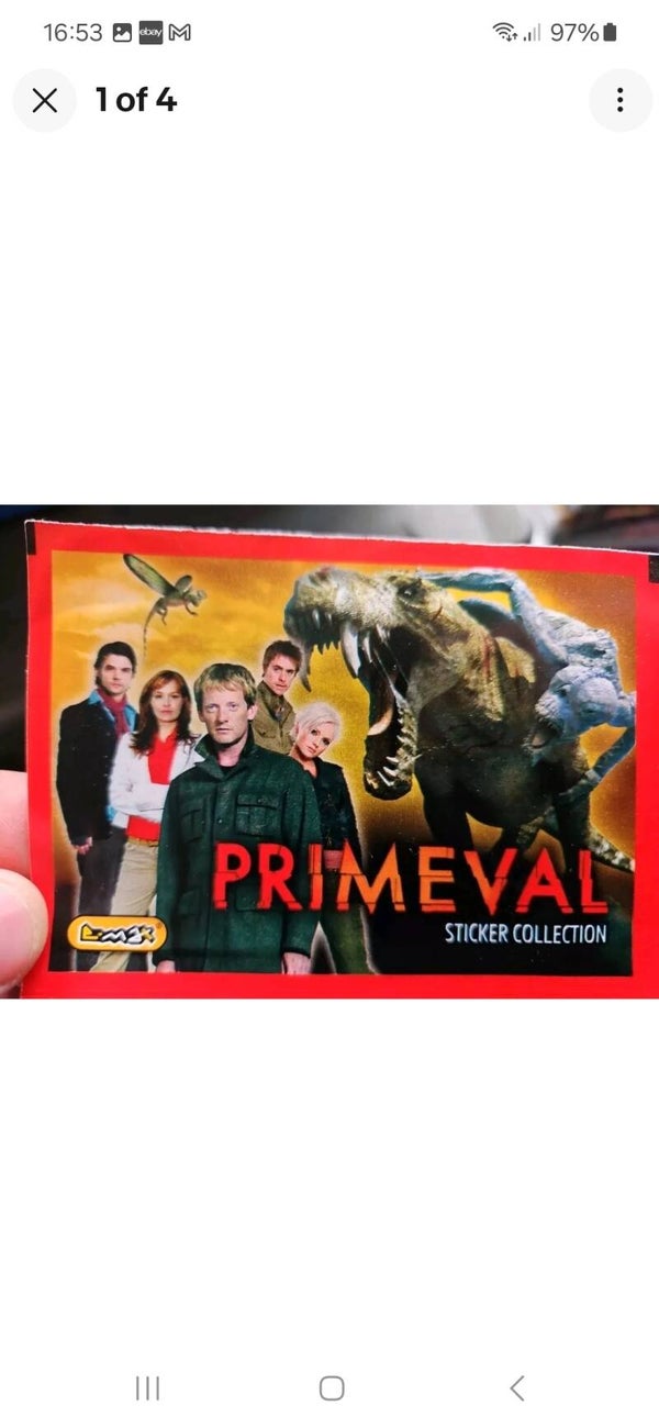 PRIMEVAL X50 LOOSE STICKERS
