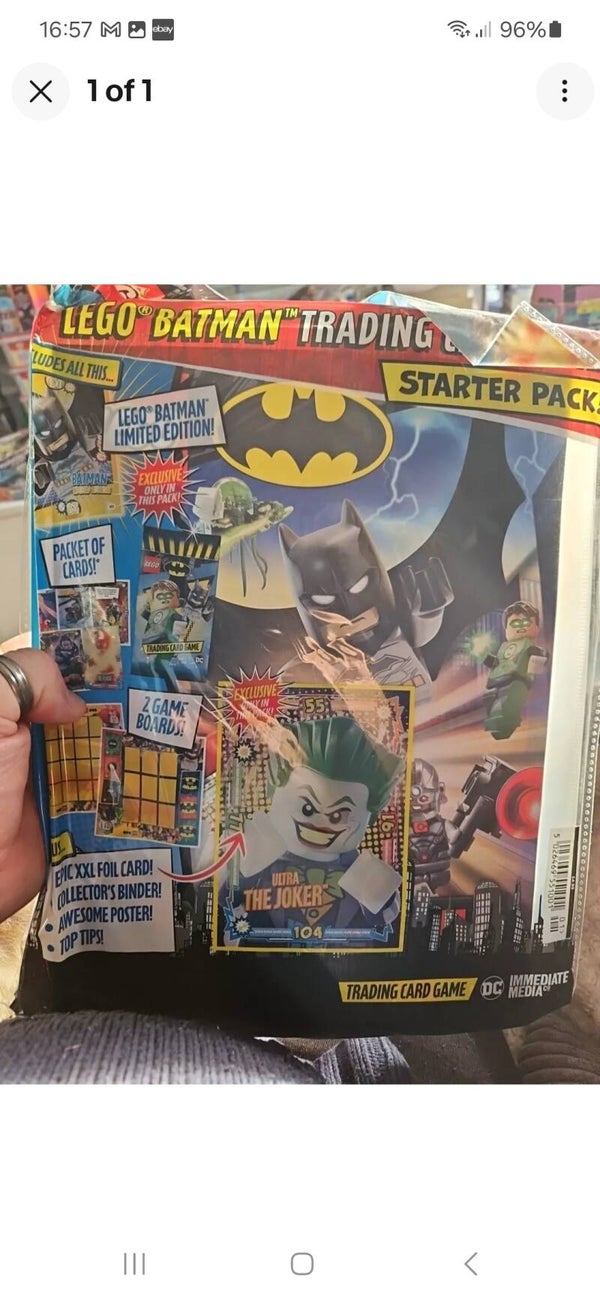 LEGO BATMAN TRADING CARD GAME STARTER PACK NEW, SEALED