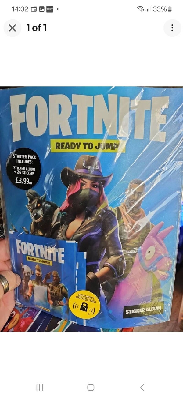 FORTNITE READY TO JUMP STARTER PACK SEALED