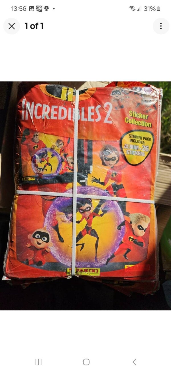 INCREDIBLES 2 STARTER PACK SEALED